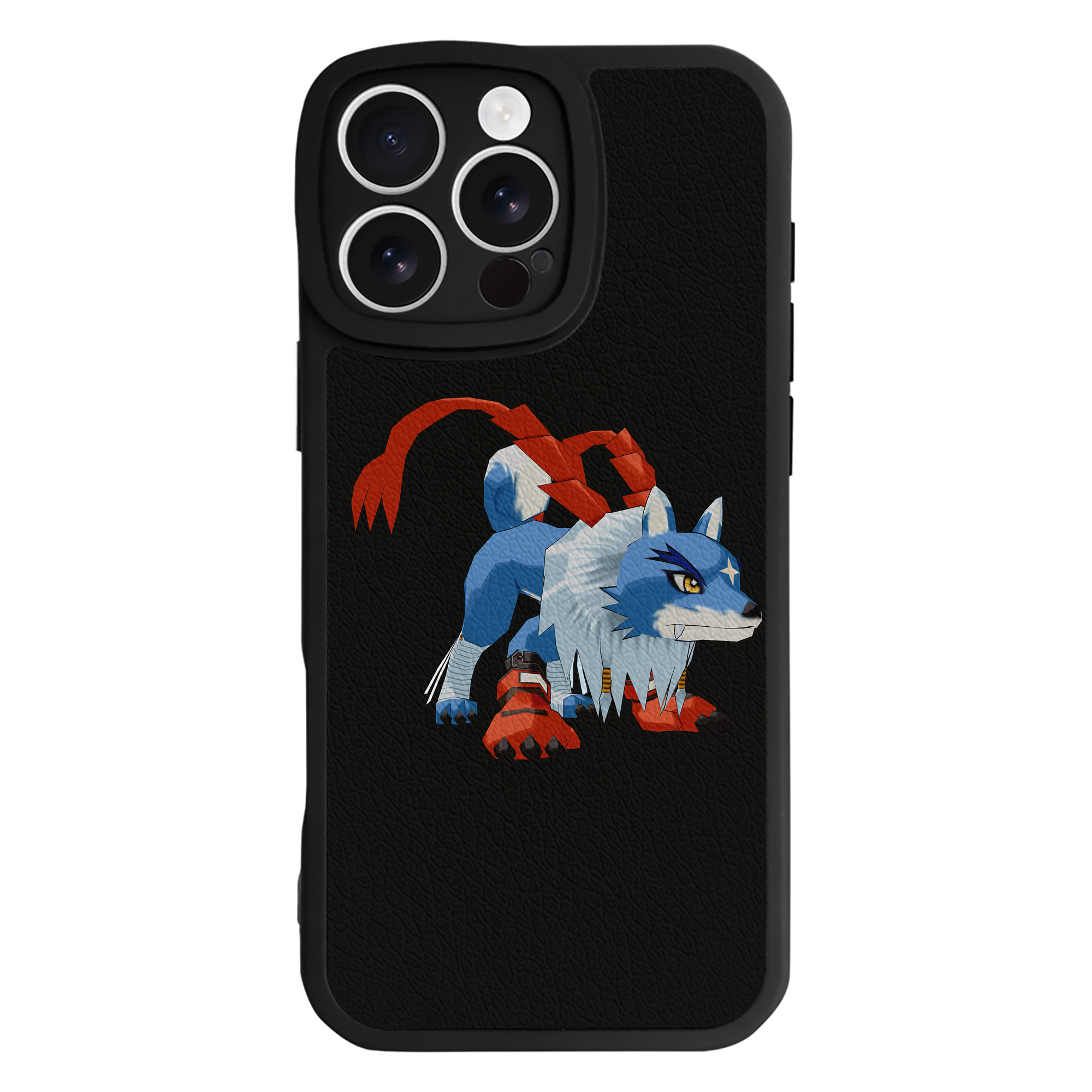 （画像用） Digimon デジタルモンスター/デジモン 【iPhone 16シリーズ対応】シリコンスマホケース（レザー調） 材質：シリコン
